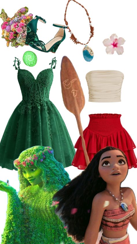 Moana 2 Outfit Ideas, Tropical Halloween Costume, Moana Outfit Ideas, Halloween Moana, Moana Halloween, Moana Aesthetic, Moana Halloween Costume, Moana Cosplay, Moana Movie