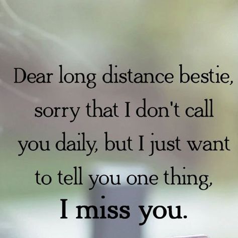 My Positive Outlooks on Instagram: "Even though we're far apart, I still think about you every day. I miss you, my dear long-distance bestie! #longdistancebestie #missyou #friendship #love #support #distancedoesntmatter #alwaysinmyheart" Losing Best Friend Quotes Miss You, Miss You Bestie, I Miss You So Much My Best Friend, Missing Best Friend Quotes Distance, I Miss You Best Friend Long Distance, Long Distance Bestie Quotes, I Miss My Bestie, Best Friend Quotes Distance, Missing Friends Quotes