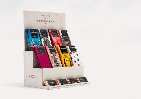 Sock Display, Chocolate Packaging Design, Point Of Sale Display, Chocolate Pack, Counter Display, Chocolate Brands, Pop Display, Custom Displays, Box Packaging Design