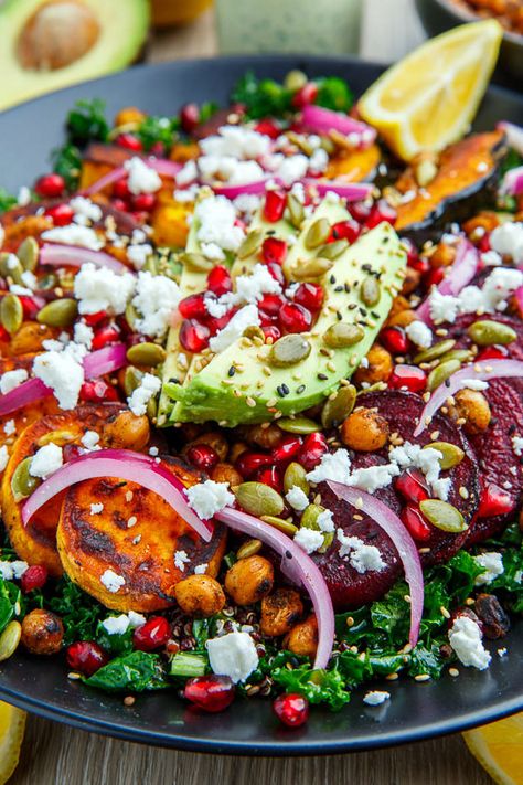 Acorn Squash Sweet, Roast Acorn Squash, Squash And Potatoes, Antioxidant Salad, Quinoa Salad With Avocado, Kale And Quinoa Salad, Sweet Potato Quinoa Salad, Rainbow Pizza, Kale And Quinoa