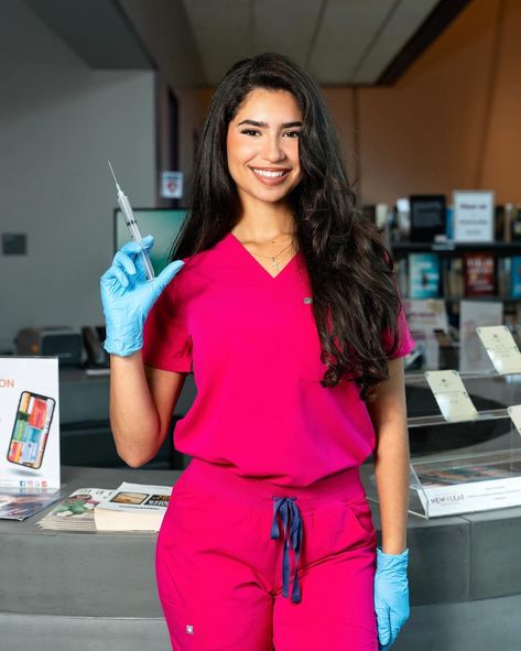 I’m a Registered Nurse! 🩺🩷 I accepted a position at my dream hospital and will begin my residency later this year in Obstetrics and Gynecology. So excited for this new chapter of my life, thanks be to God and my angel on earth @mydalis.lugo for getting me this far! Cute Nurse Scrubs Outfits, Nursing Fits, Cute Nursing Scrubs, Foto Doctor, Nursing Pictures, Nurse Outfit Scrubs, Nurse Pics, Nursing School Inspiration, Thanks Be To God