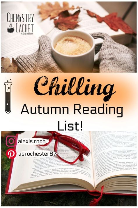 Get in the autumnal mood with this chilling autumn reading list. We have thrillers, mysteries, cozies, and even historical fiction perfect to read on a fall day. Cozy up with some coffee and a good book, check out our list today on Chemistry Cachet #booklist #readinglist #thriller #autumnbooks Autumn Reading, Agatha Christie Books, Mary Higgins Clark, Fall Reading, Romantic Comedy Movies, Fallen Book, Types Of Books, Greatest Mysteries, Adventure Movies