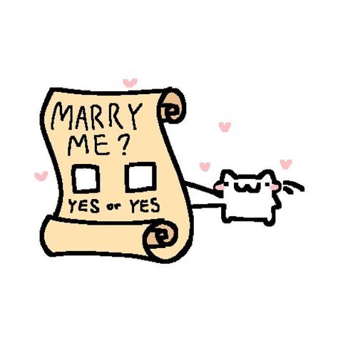 whats ur answer pookie 😽 #cute #cat #love #relationship #couple #fyp Me And My Partner, Us If You Even Care, Marry Me Pictures, Cute Gifts For Crush, Cute Cat Couple Drawing, Love Doodles For Boyfriend, Cute Love Stickers, Cute Cats Couple, Cute Cats In Love