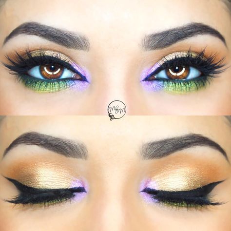 491 Likes, 7 Comments - Meggan Ory (@makeupbymeggan) on Instagram: “Happy Mardi Gras! 💛💚💜 Product details @toofaced shadow insurance primer @too faced peanut butter…” Mardi Gras Makeup, Mardi Grad, Madi Gras, Mardi Gras Wedding, Mardi Gra, Mardi Gras Outfits, Mardi Gras Costumes, Mardi Gras Decorations, Peanut Butter And Jelly