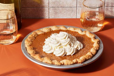 Pumpkin Pie Recipe | King Arthur Baking Pumpkin Pie Decoration, Single Pie Crust Recipe, Butterscotch Pie, Gluten Free Pumpkin Pie, Pie Decoration, Cooking Meals, King Arthur Baking, King Food, Thanksgiving Pies