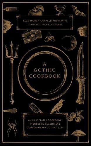 Goth Books Aesthetic, Octunnumi Book, Cook Books Aesthetic, Aesthetic Recipe Book, Goth Books, Contemporary Gothic, Illustrated Cookbook, Gothic Books, Cookbook Design