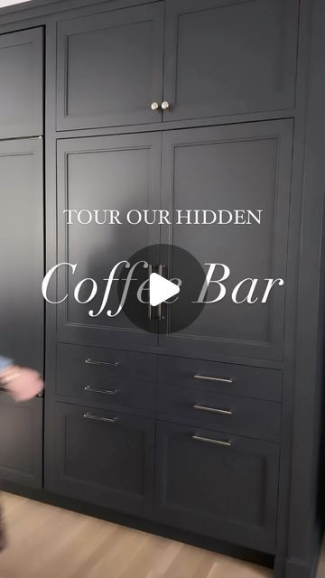 190K views · 6.4K likes | Sarah Robertson on Instagram: "This is so much more than a coffee bar that it feels like a shame to call it that, but then again, you are so much more than a “mom” but you get called that all the time right???😉 This coffee bar had extra storage so we also put the baking supplies here too…something the homeowner does a lot with her girls. We kept the drawers exposed so the doors don’t have to be opened to get at them, and that way we could “match” the fridge panel layout too which was important to me because it’s right next door (symmetry!!!😁) The whole story of this kitchen is up on the blog today—you should stop by!!." Coffee Bar Next To Fridge, Fridge Panel, Hidden Fridge, Sarah Robertson, Coffee Bars In Kitchen, Hidden Door, Baking Supplies, Hidden Storage, Front Room