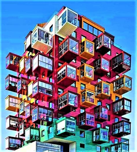 Eclectic Architecture | Modern Design Unusual Buildings, Unusual Homes, Colourful Buildings, Interesting Buildings, Amazing Buildings, Unique Buildings, Unique Architecture, Building Structure, Futurism