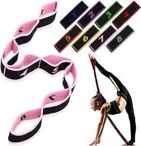 Amazon.com : Lenwen 8 Pcs Elastic Yoga Stretching Strap 39.37 Inch Adjustable Multi Loop Stretch Strap Training Dance Stretch Band for Leg Pilates Gymnastics Home Exercise Workout Equipment Adult Children, 8 Color : Sports & Outdoors Leg Pilates, Dance Stretches, Stretch Strap, Yoga Stretching, Home Exercise, Workout Equipment, Stretch Band, Stretch Bands, Cycling Workout