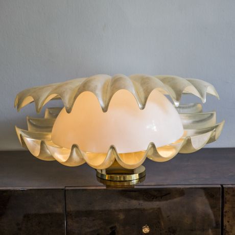 Seashell Paper Lamps, Clam Shell Lamp, Conch Shell Lamp, Shell Lamp Seashells, Clam Shell Candle, Shell Lamp, Mussel Shell, Planet Tattoos, Clam Shell