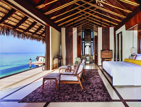 Inside the Luxurious Maldives Villa Where Idris Elba Spent the Holidays | Architectural Digest Maldives Villas, Overwater Villa, Water Bungalow, Maldives Hotel, Maldives Honeymoon, International Tourism, Water Villa, Maldives Resort, Overwater Bungalows