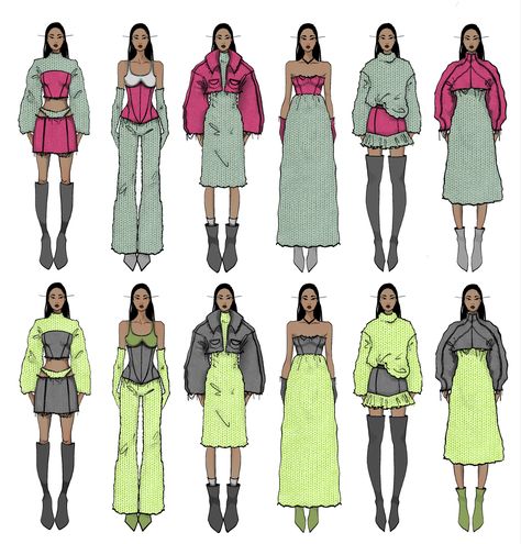 https://ru.pinterest.com/pin/1148206867482120185/ Streetwear Collection Illustration, Fashion Collection Drawing, Fashion Collection Sketch, Digital Clothing Design, Fashion Drawing Sketches Clothing, Fashion Design Collection Illustration, Fashion Design Collection Sketch, Drawing Fashion Design Clothes, Fashion Collection Portfolio