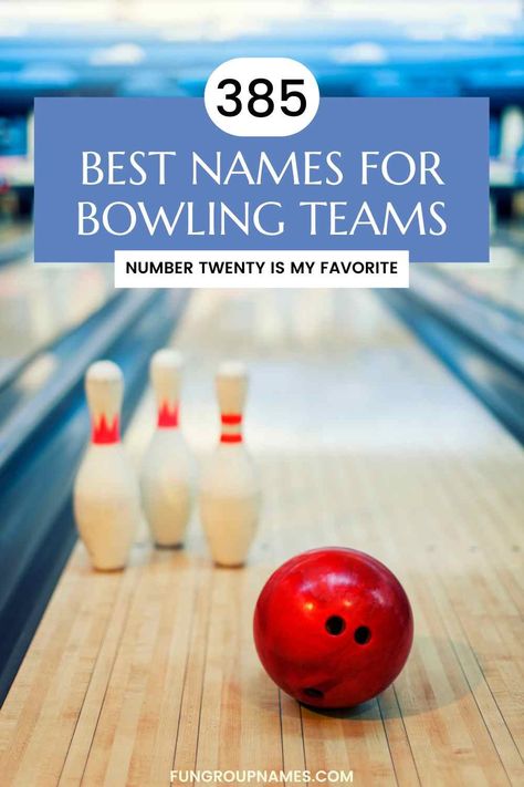 Discover the perfect bowling team name with our guide! Over 385 creative and fun options to enhance your game and team spirit. Bowling Team Names, Diy Bowling, Bowling Tournament, Fun Bowling, Bowling Tips, Team Theme, Bowling League, Bowling Gifts, Bowling Party