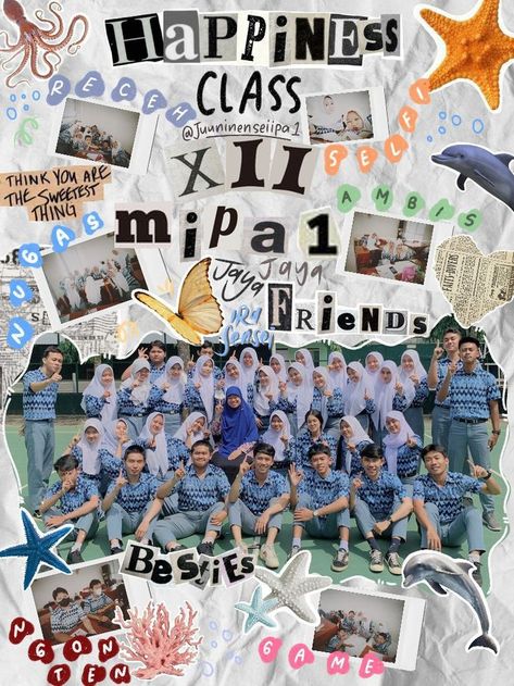 Class Photo Aesthetic, Canva Photos Edit, Ig Kelas Aesthetic, Yearbook Design Layout, Instagram Class, Gfx Design, Yearbook Covers, Desain Buklet, Yearbook Design