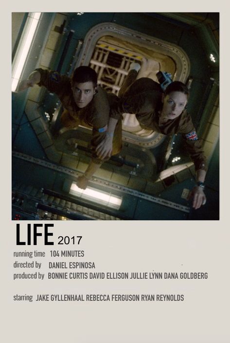 Life Movie Poster, Movie Poster Room, Life Movie, Rebecca Ferguson, Poster Room, Jake Gyllenhaal, Ryan Reynolds, Film Posters, Movie Poster