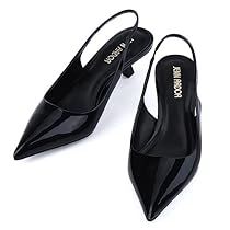 Sandals Wide Width, Low Heel Dress Shoes, Pink Dress Shoes, Comfortable Dress Shoes, Black Kitten Heels, Wide Width Sandals, Heels Dress, Heels For Women, Slingback Heels