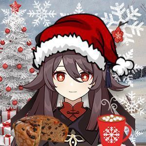 Hutao Christmas Pfp, Hu Tao Pfp Icon, Hu Tao Christmas, Genshin Impact Christmas Pfp, Christmas Gift Meme, Genshin Impact Christmas, Hu Tao Pfp, Pp Photo, New Year Anime