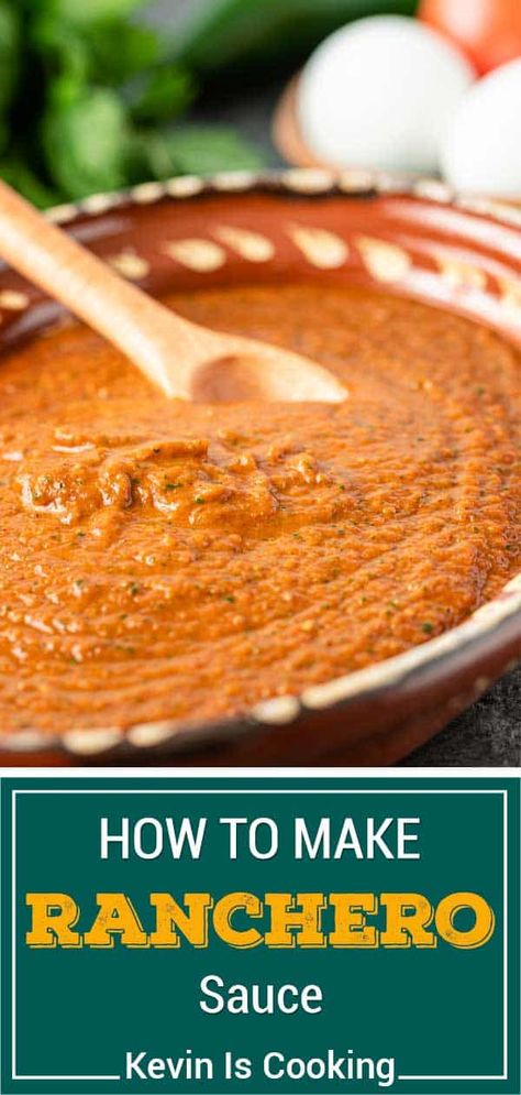 Homemade Ranchero Sauce, Ranchero Sauce Mexican, Mexican Tomato Sauce, Ranchero Sauce Recipe, Ranchero Sauce, Traditional Mexican Breakfast, Best Sauce Recipe, Indian Sauces, Syrup Recipes