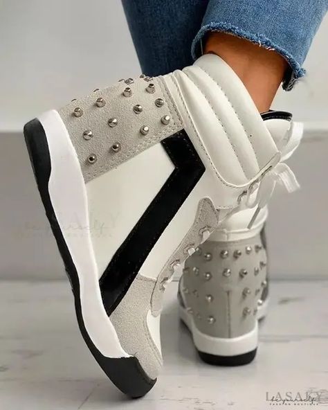 Wedge heel sneakers