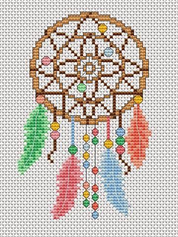 Amanda Gregory cross-stitch design: a little dreamcatcher free chart Dream Catcher Patterns, Cross Stitch Freebies, Pola Kristik, Loom Bands, Crochet Cross, 자수 디자인, Cross Stitch Patterns Free, Free Cross Stitch, Loom Patterns