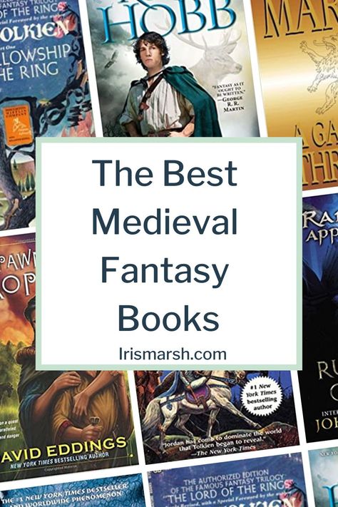 Booklist with some of the best medieval fantasy books. If you love epic fantasy set in medieval times, then add these books to your TBR. Both YA and Adult book recommendations #fantasy #medieval #medievalfantasy #fantasybooks #ya #adult #readinglist #bookrecommendations #booklist #tbr Classic Fantasy Books, Historical Fantasy Books, High Fantasy Books, Adult Fantasy Books, Reading Facts, Epic Fantasy Books, Mom Crafts, Ya Fantasy Books, Bucket List Book