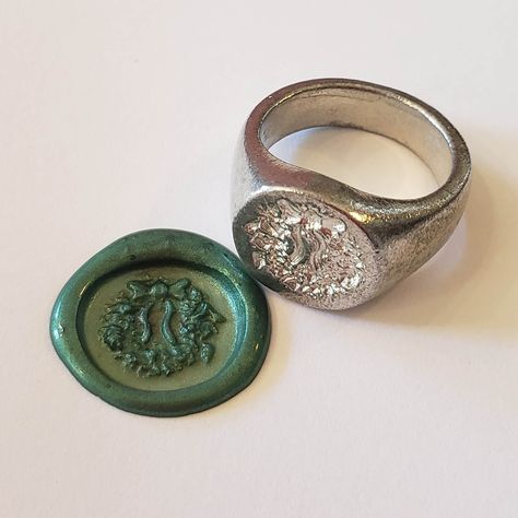 Excited to share the latest addition to my #etsy shop: Wreath wax seal signet ring https://etsy.me/3Xpz6DK #silver #gray #pewter #floral #artdeco #tapered #radiant #stamp #wreath #christmas #xmas #decoration #signetring #ring #jewelry #seal #stamp #wax #x-mas #holiday Stamp Rings, Rings Signet, Stamped Rings, Signet Rings, Sealing Wax, Wax Seal, Men's Rings, Wax Seals, Signet Ring