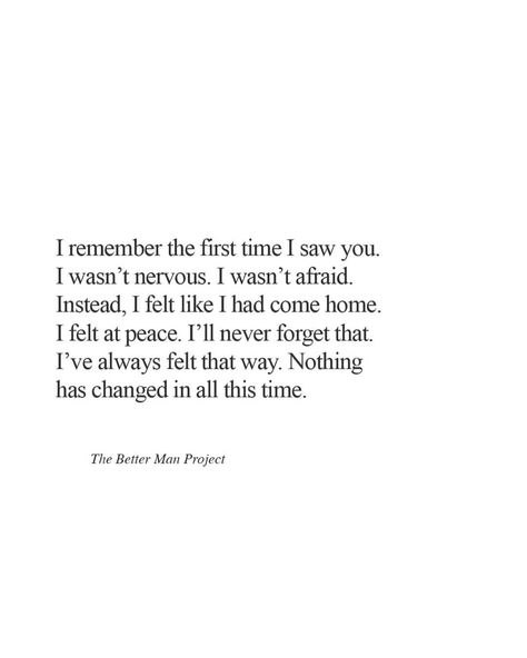 5,178 Likes, 125 Comments - Evan Sanders (@thebettermanproject) on Instagram: “When you know, you know. There's nothing like it⚡” Meet Someone Quotes, First Time Quotes, Meetings Quotes, Homesick Quotes, Meeting You Quotes, Evan Sanders, Im Sorry Quotes, Letter For Him, First Love Quotes