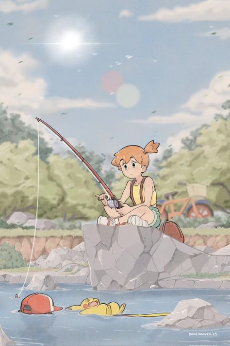 Pokemon Indigo League, Misty From Pokemon, Pokemon Sketch, Pokemon Backgrounds, Pokemon Special, Pokemon Images, Pokemon Drawings, Pokemon Fan Art, My Pokemon