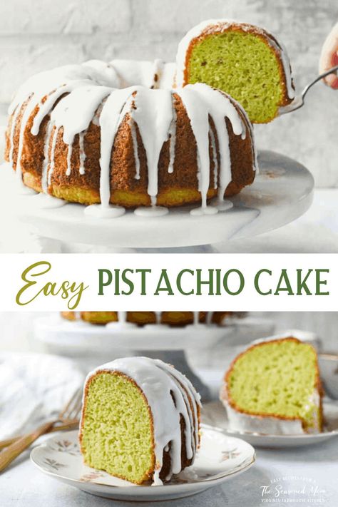 Bundt Cake Pistachio, Moist Pistachio Cake Recipe, Pistachio Pudding Cake Recipe, Pistachio Bundt Cake Recipes, Pistachio Cake With Box Cake, Pistachio Pudding Bundt Cake, Easy Pistachio Cake, Pistachio Pound Cake, Pistachio Bundt Cake