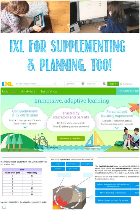 Adaptive learning with IXL. The USA version includes math, language arts, science, social studies, & Spanish #AD #hsreviews #ixl #iloveixl  via @CCastleView Using Ixl In The Classroom, Ixl Math, Math Language, Math Binder, Ixl Learning, Study Spanish, Ela Classroom, Class Room, Science Gifts