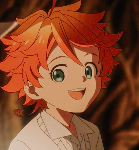 Orange Icons:), Neverland Art, Anime Black Hair, Promise Neverland, The Promised Neverland, Orange Aesthetic, Promised Neverland, Anime Pfp, Iconic Characters