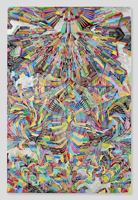 Damien Hirst Dragon Slayer (scalpel blades on canvas), 2012 Damien Hirst Paintings, Damien Hirst Art, Scalpel Blades, Caruso St John, Andreas Gursky, Visual And Performing Arts, Scalpel, Jeff Koons, Damien Hirst