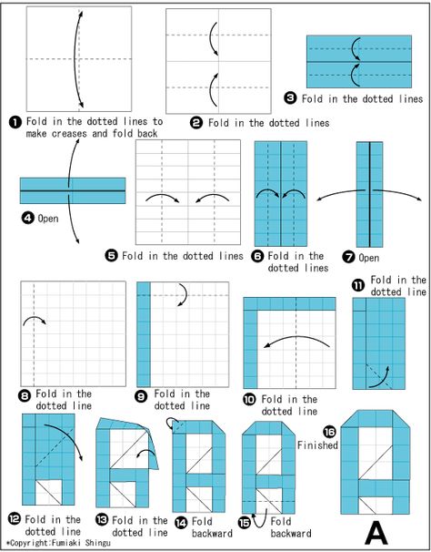 origami alphabet Printable Origami Instructions, Origami Letters, Origami Alphabet, Japan Origami, Accordian Book, Origami Letter, How To Make Letters, Origami Diagrams, Alphabet Phonics