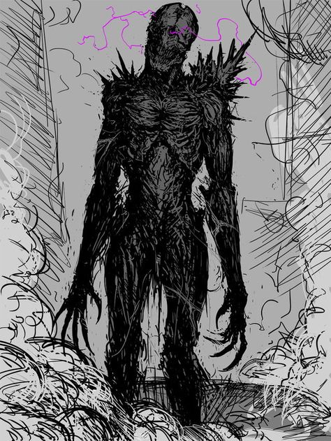 Manga Monster Art, Humanoid Monster Art, Shin Godzilla Concept Art, Shin Godzilla Art, Monsters Humanoid, Humanoid Monster Concept Art, Monster Humanoid, Humanoid Monster, Shin Godzilla