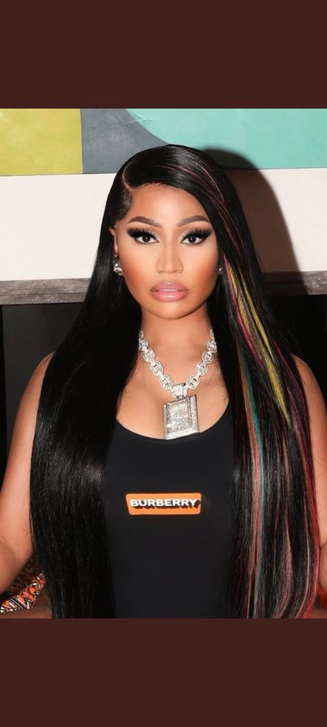 Nicki Minaj Bob Hairstyles, Nicki Minaj Hair, Nicki Minaj Concert, Nicki Minaj Hairstyles, Concert Hairstyles, Honey Bun, Black Hair Extensions, Nicki Minaj, Bob Hairstyles