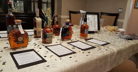 A blog about baking, cooking and parties Bourbon Themed Birthday Party, Tasting Party Ideas, Bourbon Cupcakes, Lemon Meringue Cheesecake, Single Barrel Bourbon, Bourbon Balls, Honey Bourbon, Bourbon Tasting, Bourbon Bar