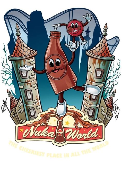 Fallout Nuka World, Fallout 4 Aesthetic, Fallout Room, Fallout Christmas, Fallout 4 Art, Fallout 4 Tattoos, Fallout Diy, Fallout 4 Wallpapers, Fallout Aesthetic