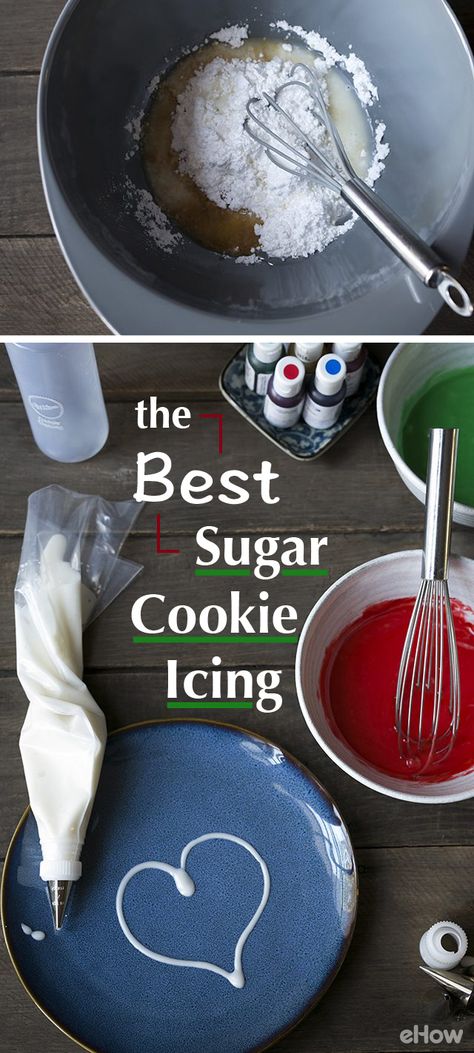 The only icing recipe you'll need for every sugar cookie ever! Simple and easy to master, follow this recipe for delicious, creamy frosting for all your cookie decorating needs! Best Sugar Cookie Icing, Sugar Cookie Icing Recipe, Best Sugar Cookie, Cookie Icing Recipe, Creamy Frosting, Sugar Cookie Icing, Best Sugar Cookies, Easy Sugar Cookies, Cookie Frosting