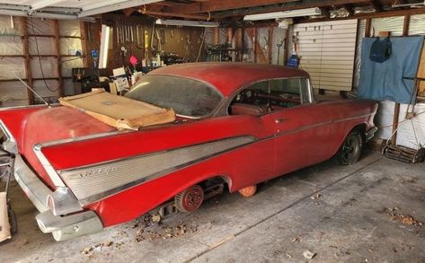 Barn Find Cars, 57 Chevy Bel Air, 1957 Chevrolet Bel Air, Air Sport, 1957 Chevy Bel Air, 1957 Chevy, 1957 Chevrolet, Chevy Bel Air, Chevrolet Bel Air