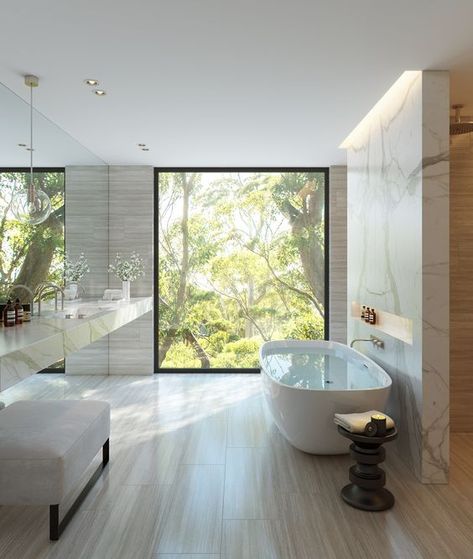 5 terrific tips to turn your old bathroom into a fabulous spa Sydney Park, Interior Design Minimalist, Interior Minimalista, Stunning Bathrooms, Big Bathrooms, Bad Design, Dream Bathrooms, House Bathroom, Bath Tub