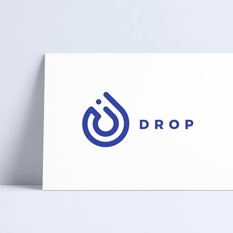 DROP - Logo design. - Design by @pixasquare 👈👌 . . . . #logo #logodesign #design #logoinspiration #creative #graphic #graphicdesign… Drop Logo Design, Water Logo Design, Logo Design Water, Chatbot Design, Laundry Logo, Creative Logo Design Art, Water Drop Logo, Geometric Logo Design, Creative Logos