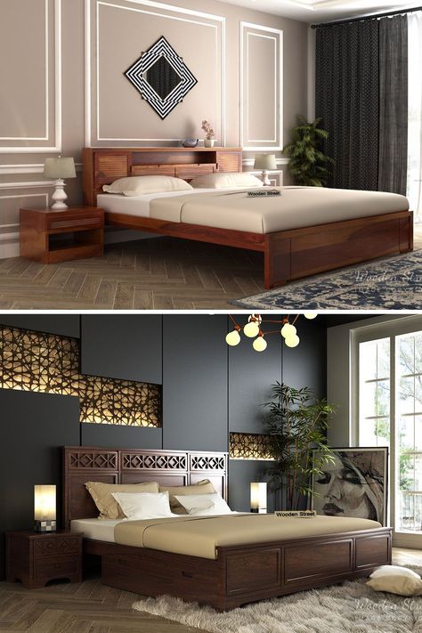 Wooden Bedroom Sets Furniture, Wooden Furniture For Bedroom, Old Wooden Furniture Bedroom, Pakistani Bedroom Furniture Sets, Wooden Bedroom Set, Wooden Bed Ideas, Wooden Bedroom Design Modern, Wooden Beds Modern, Wooden Bedroom Design