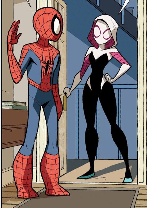 Spiderman And Venom, Spiderman Girl, Spiderman And Spider Gwen, Venom Spiderman, Spiderman Venom, Miles Spiderman, Spiderman Cartoon, Best Marvel Characters, Spiderman Art Sketch