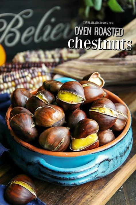 Roasted Chestnuts Oven, Microwave Potato Chips, Chestnut Recipes, Potato Chip Recipes, Chestnuts Roasting, Recipes Authentic, Fall Recipes Healthy, Pumpkin Banana, Roasted Chestnuts