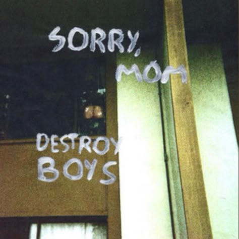 Destroy Boys, Sorry Mom, Boys Posters, Posters For My Room, Band Poster, Riot Grrrl, Song Time, Music Posters, Music Taste