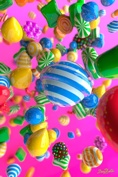 Thumbnail Yt, Candy Crash, Age Photography, Candy World, Candy Crush Saga, Candy Art, Kids Candy, Spring Makeup, Colorful Candy