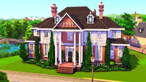 sims 4
sims 4 build
sims 4 house
sims 4 uni house
sims 4 sorority house
sims 4 discover university Sorority House Exterior, Sims 4 University House, Student Housing Sims 4, Sims 4 Sorority House, Sims 4 University Housing, Sims 4 Build Ideas, Sims 4 University, Sims 4 College, College House Ideas