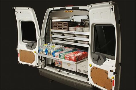 conversion kit for Ford Transit catering - Google Search Catering Van Ideas, Ford Transit Conversion, Cake Transport, Catering Van, Food Van, Van Interior, Truck Ideas, Van Conversion, Ford Transit