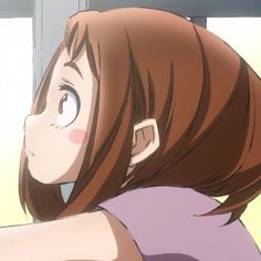 Uraraka Side Profile, Mha Anatomy, Mha Side Profile, Ochaco Icon, Deku X Uraraka, Female Anime Characters, Ochaco Uraraka, Love My Best Friend, Mha Dr