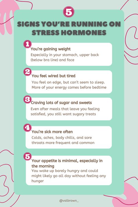 Do you have everything right, but still can't release body weight? We do need some cortisol (stress hormone) to survive. But when our cortisol is out of balance and we have too much, it can affect our ability to release body weight and affect how we feel overall. Have you noticed any of these signs? #weightloss #hormoneimbalance #insulinresistance #sugarcravings Too Much Sugar, Eating Too Much, High Cortisol, Turmeric Health, Too Much Estrogen, Balance Hormones Naturally, Learning Techniques, Cortisol Levels, Hormone Health